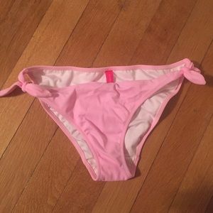 Victoria’s Secret pink side tie bikini bottoms